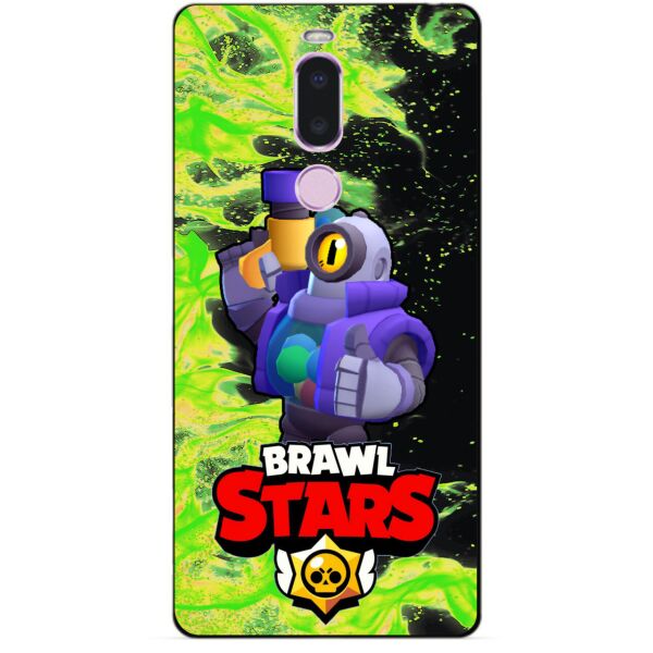 

Силиконовый бампер чехол Candy для Meizu Note 8 с Героем Brawl Stars Рико