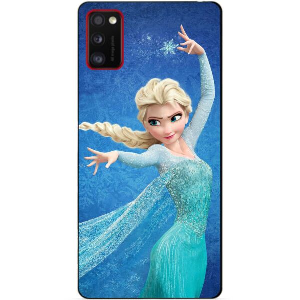 

Силиконовый бампер чехол для Samsung A41 Galaxy A415f с рисунком Эльза