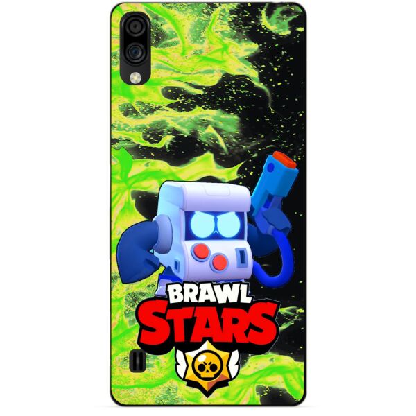 

Силиконовый чехол бампер Candy для ZTE Blade A5 2020 с Героем Brawl Stars 8-Бит