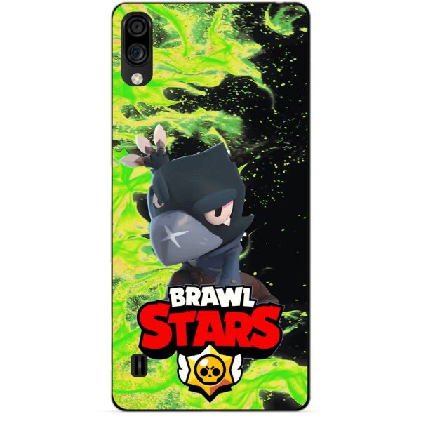

Силиконовый чехол бампер Candy для ZTE Blade A5 2020 с Героем Brawl Stars Ворон