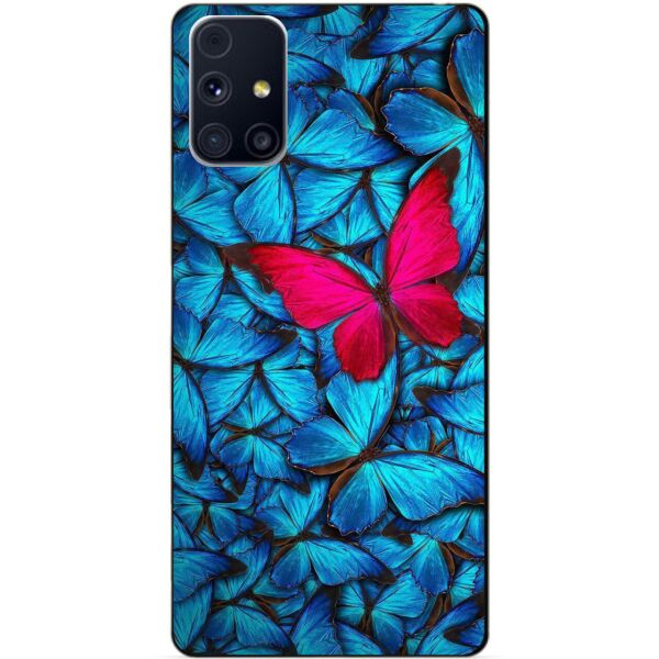 

Силиконовый бампер чехол Candy для Samsung M31s с рисунком Мотыльки