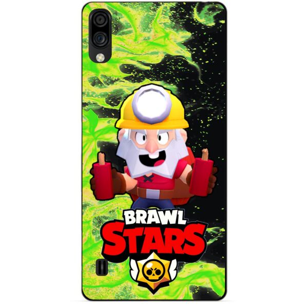 

Силиконовый чехол бампер Candy для ZTE Blade A5 2020 с Героем Brawl Stars Динамайк