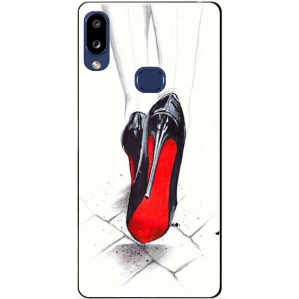 

Бампер силиконовый чехол Candy для Samsung A10s с рисунком Лабутены