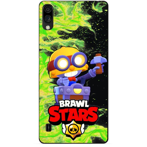 

Силиконовый чехол бампер Candy для ZTE Blade A5 2020 с Героем Brawl Stars Карл