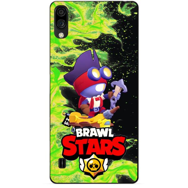 

Силиконовый чехол бампер Candy для ZTE Blade A5 2020 с Героем Brawl Stars Карл пират