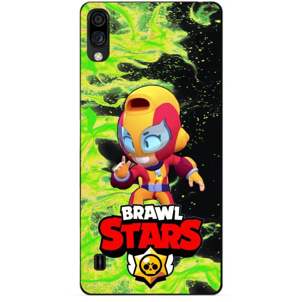 

Силиконовый чехол бампер Candy для ZTE Blade A5 2020 с Героем Brawl Stars Макс
