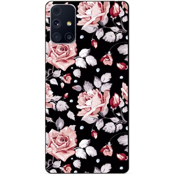 

Силиконовый бампер чехол Candy для Samsung M31s с рисунком Розы