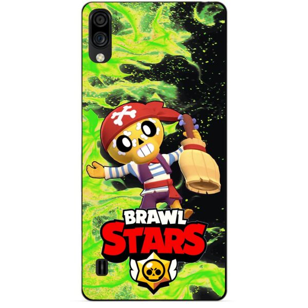 

Силиконовый чехол бампер Candy для ZTE Blade A5 2020 с Героем Brawl Stars Поко пират