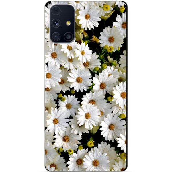 

Силиконовый бампер чехол Candy для Samsung M31s с рисунком Ромашки