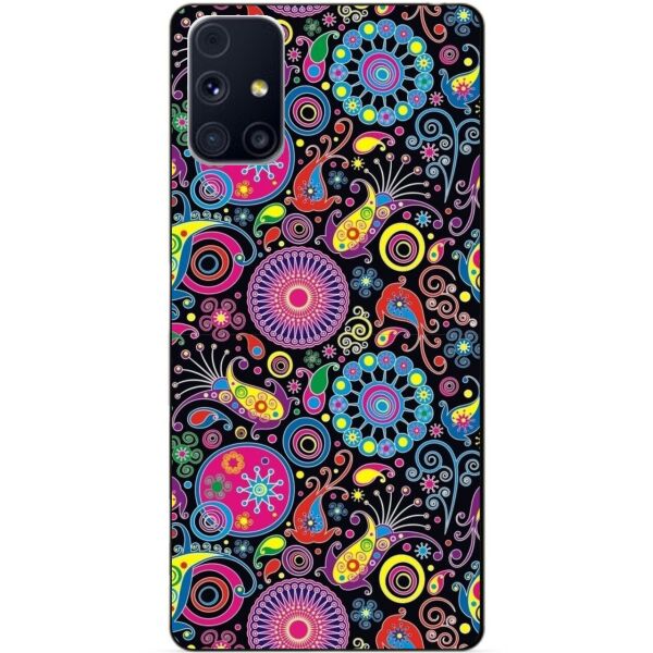 

Силиконовый бампер чехол Candy для Samsung M31s с рисунком Узоры