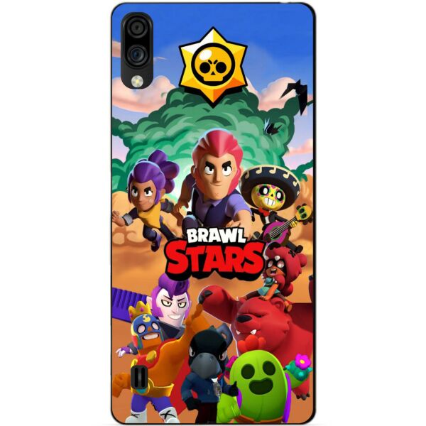 

Силиконовый чехол бампер Candy для ZTE Blade A5 2020 с рисунком Brawl Stars