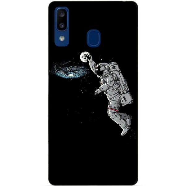 

Бампер силиконовый чехол Candy для Samsung A20 2019 Galaxy A205f с рисунком Баскетбол