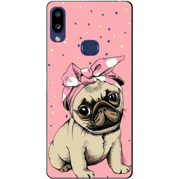 

Силиконовый чехол Candy для Samsung A10s с рисунком Мопс