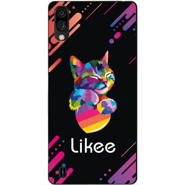 

Силиконовый чехол бампер Candy для ZTE Blade A5 2020 с рисунком Likee