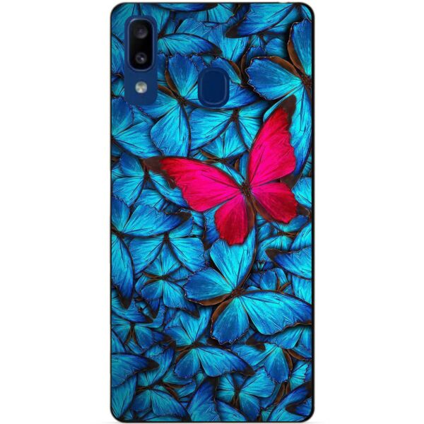 

Бампер силиконовый чехол Candy для Samsung A20 2019 Galaxy A205f с рисунком Мотыльки