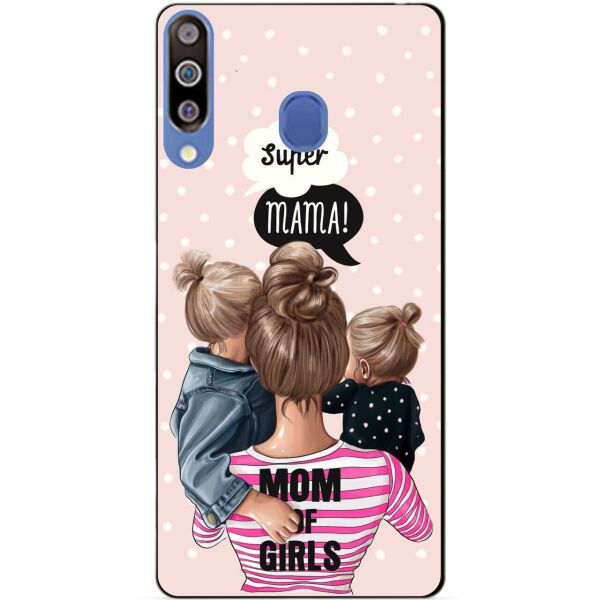 

Бампер силиконовый чехол Candy для Samsung A20s 2019 Galaxy A207f с рисунком Mom of girls