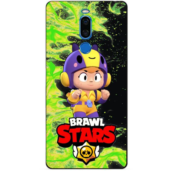 

Силиконовый бампер чехол Candy для Meizu X8 с Героем Brawl Stars Беа