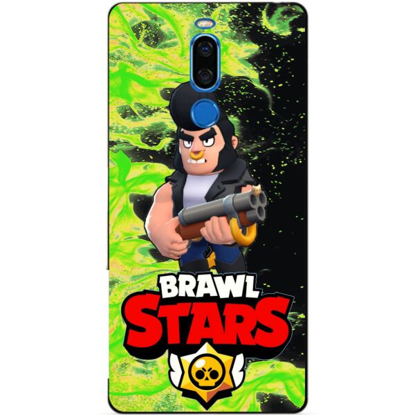 

Силиконовый бампер чехол Candy для Meizu X8 с Героем Brawl Stars Булл