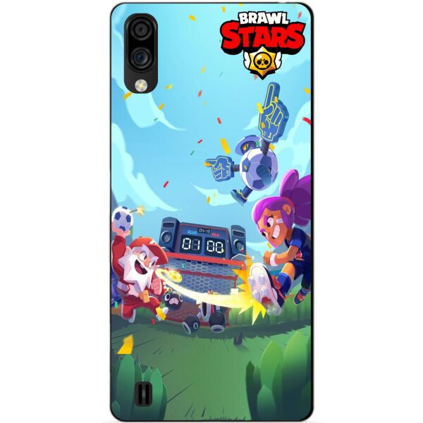 

Силиконовый чехол бампер Candy для ZTE Blade A5 2020 с рисунком Бравл Старс Броулбол