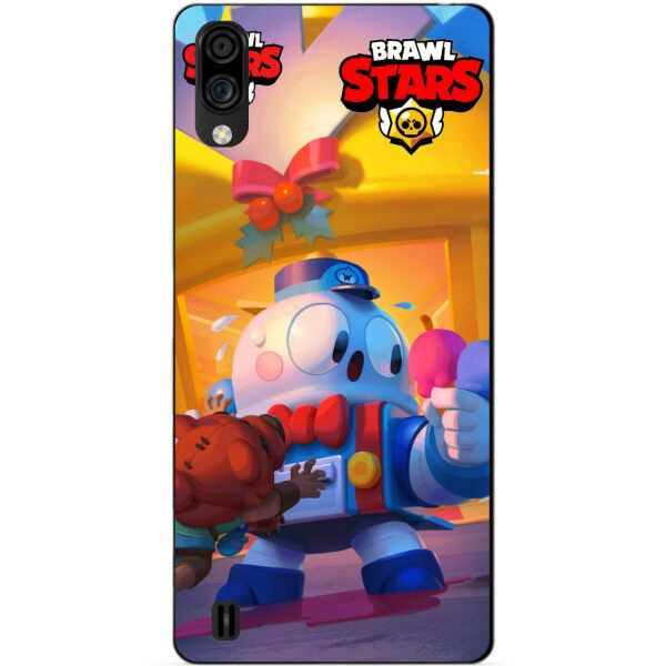 

Силиконовый чехол бампер Candy для ZTE Blade A5 2020 с рисунком Бравл Старс Веселые каникулы Лу