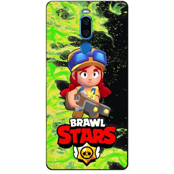 

Силиконовый бампер чехол Candy для Meizu X8 с Героем Brawl Stars Джесси