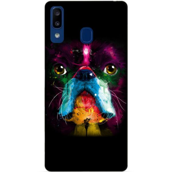 

Силиконовый чехол Candy для Samsung A20 2019 Galaxy A205f с рисунком Бульдог