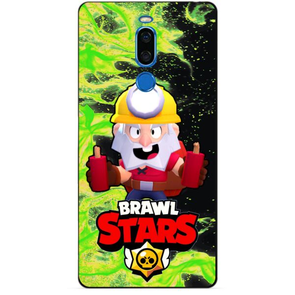 

Силиконовый бампер чехол Candy для Meizu X8 с Героем Brawl Stars Динамайк