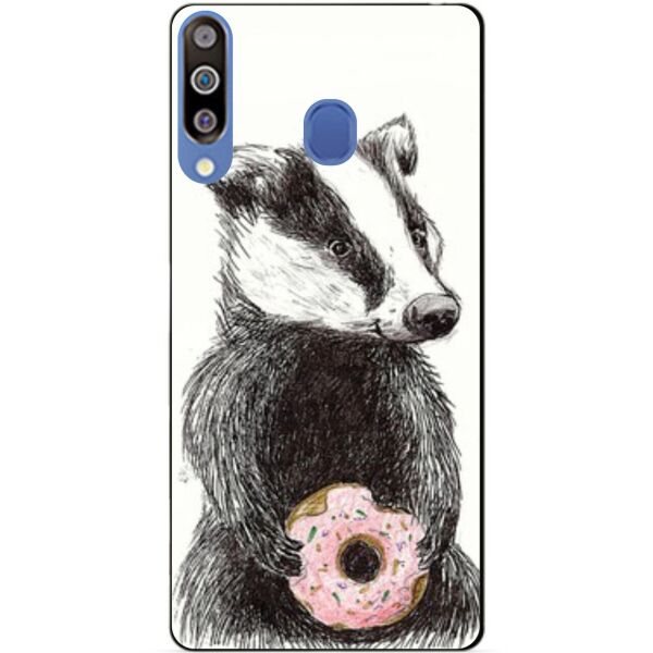 

Бампер силиконовый чехол Candy для Samsung A20s 2019 Galaxy A207f с рисунком Барсук