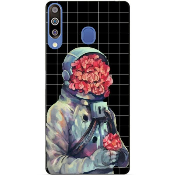 

Бампер силиконовый чехол Candy для Samsung A20s 2019 Galaxy A207f с рисунком Букет