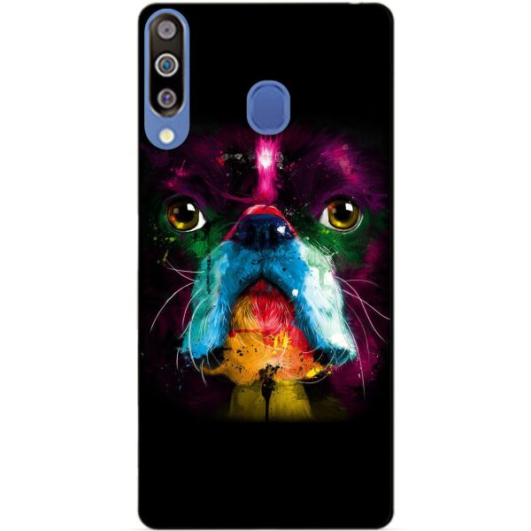 

Бампер силиконовый чехол Candy для Samsung A20s 2019 Galaxy A207f с рисунком Бульдог