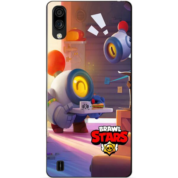 

Силиконовый чехол бампер Candy для ZTE Blade A5 2020 с рисунком Бравл Старс Столкновение Нани