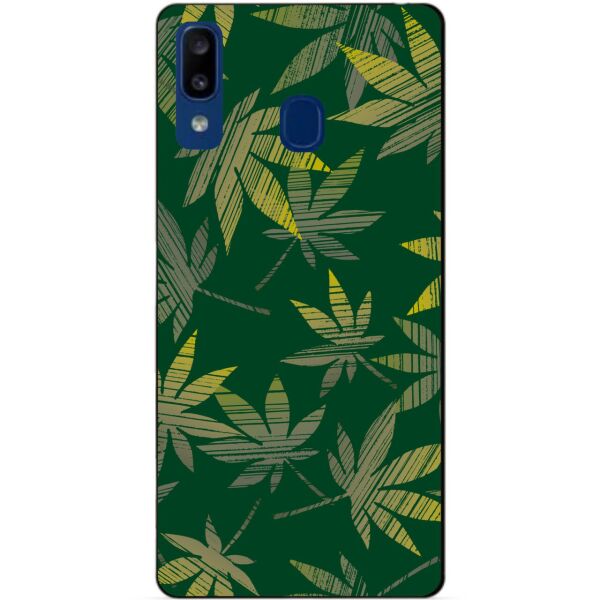 

Силиконовый чехол Candy для Samsung A20 2019 Galaxy A205f с рисунком Канабис