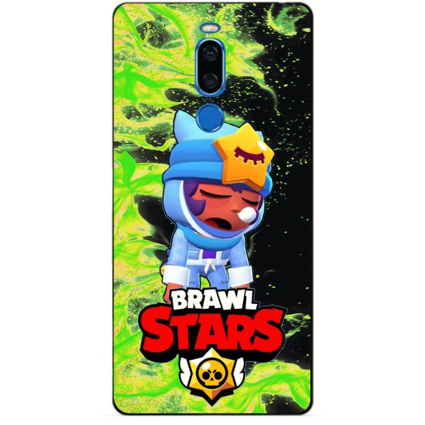 

Силиконовый бампер чехол Candy для Meizu X8 с Героем Brawl Stars Сонный Сэнди