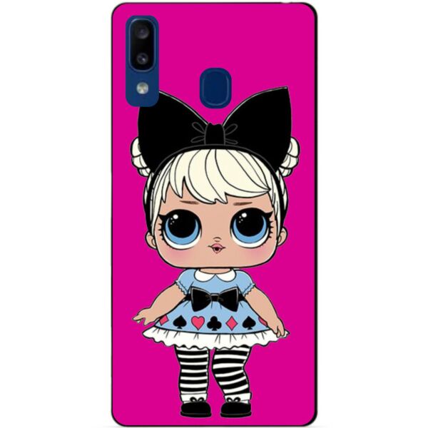 

Силиконовый чехол Candy для Samsung A20 2019 Galaxy A205f с рисунком Куколка LOL
