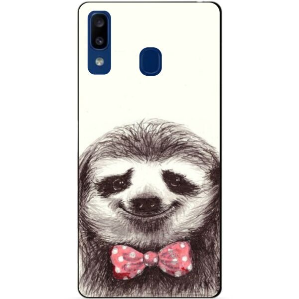 

Силиконовый чехол Candy для Samsung A20 2019 Galaxy A205f с рисунком Ленивец
