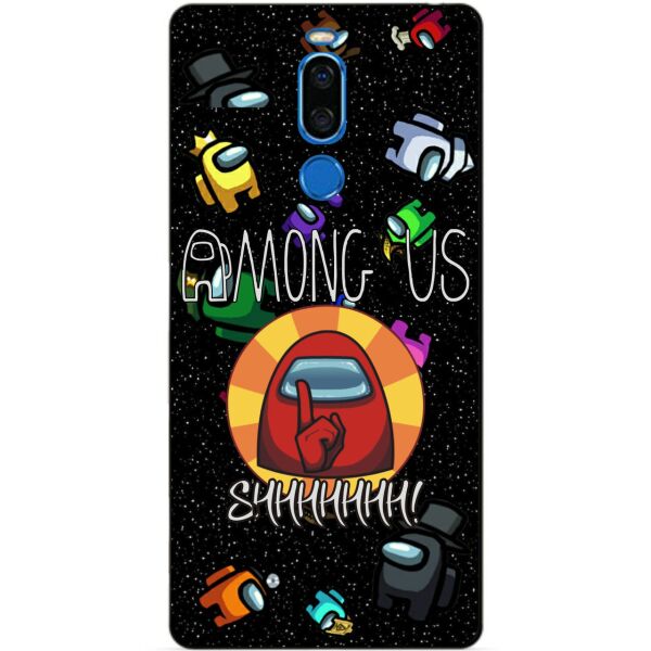 

Силиконовый бампер чехол Candy для Meizu X8 с рисунком Among Us