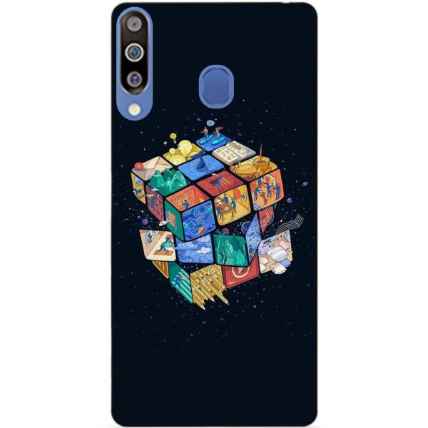 

Бампер силиконовый чехол Candy для Samsung A20s 2019 Galaxy A207f с рисунком Кубик Рубика