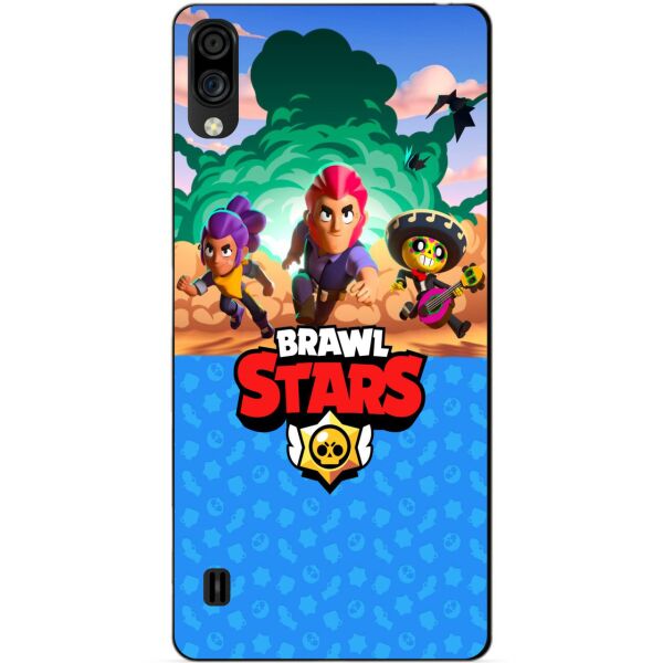 

Силиконовый чехол бампер Candy для ZTE Blade A5 2020 с рисунком Игра Brawl stars