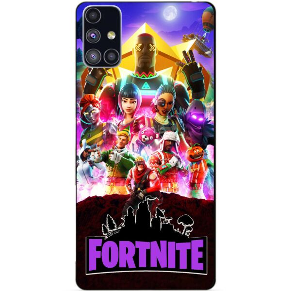 

Силиконовый бампер чехол Candy для Samsung M51 с рисунком Fortnite