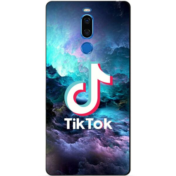 

Силиконовый бампер чехол Candy для Meizu X8 с рисунком Tik Tok
