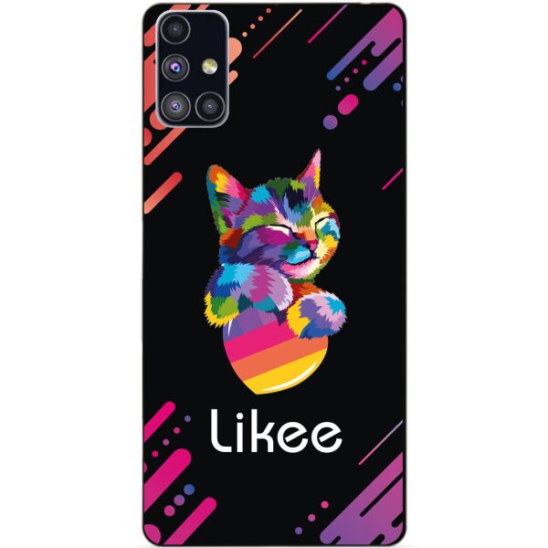

Силиконовый бампер чехол Candy для Samsung M51 с рисунком Likee