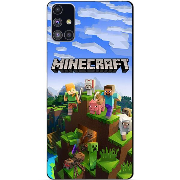

Силиконовый бампер чехол Candy для Samsung M51 с рисунком Minecraft