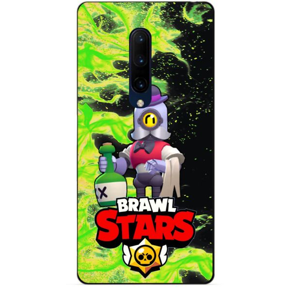 

Силиконовый бампер чехол Candy для OnePlus 7 Pro с Героем Brawl Stars Барли