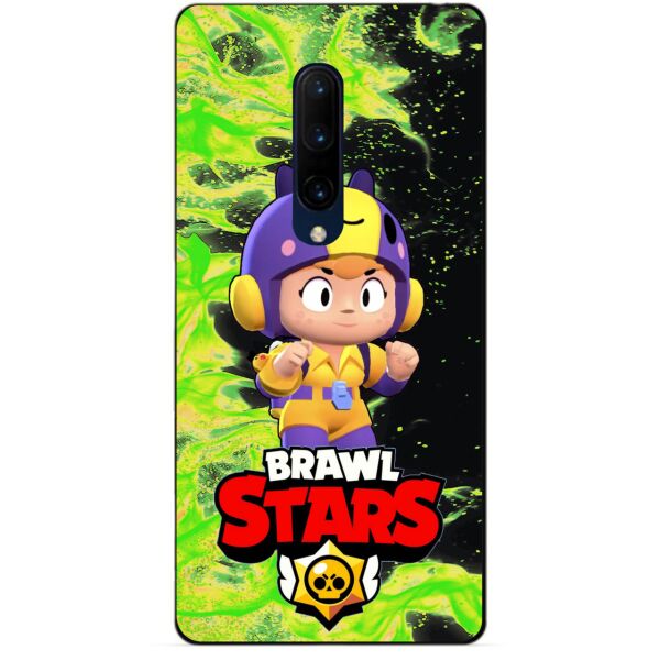 

Силиконовый бампер чехол Candy для OnePlus 7 Pro с Героем Brawl Stars Беа