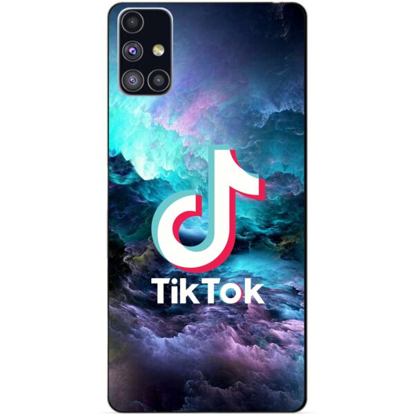 

Силиконовый бампер чехол Candy для Samsung M51 с рисунком Tik Tok
