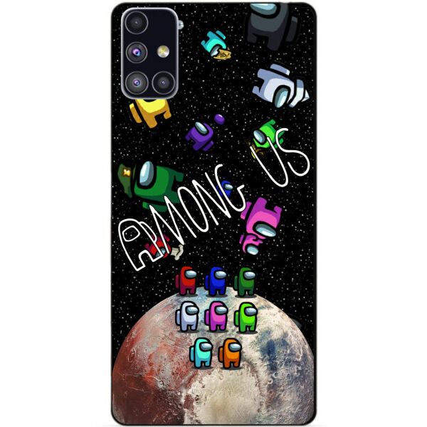 

Силиконовый бампер чехол Candy для Samsung M51 с рисунком Амонг Ас