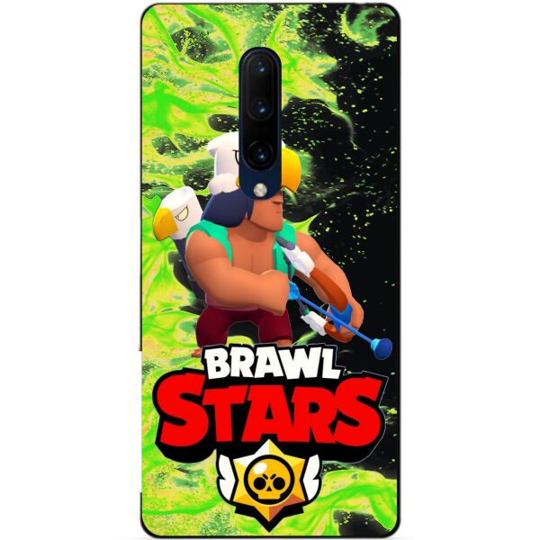 

Силиконовый бампер чехол Candy для OnePlus 7 Pro с Героем Brawl Stars Бо