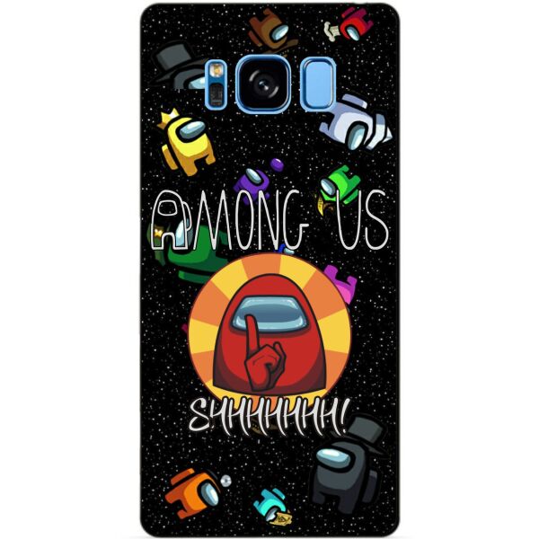 

Силиконовый бампер чехол Candy для Samsung S8 рисунком Among Us