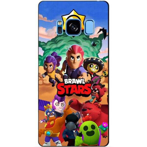 

Силиконовый бампер чехол Candy для Samsung S8 рисунком Brawl Stars