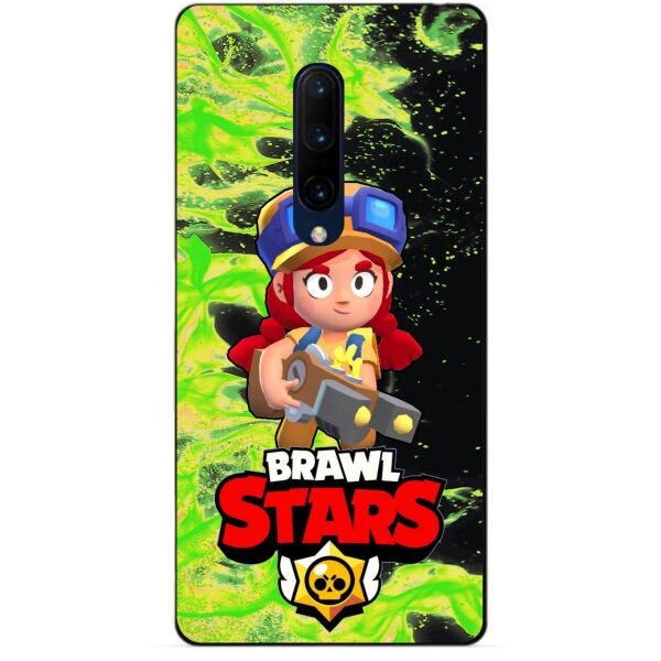 

Силиконовый бампер чехол Candy для OnePlus 7 Pro с Героем Brawl Stars Джесси